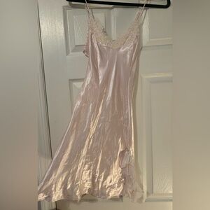 Studio Donatella lace-trimmed silk gown